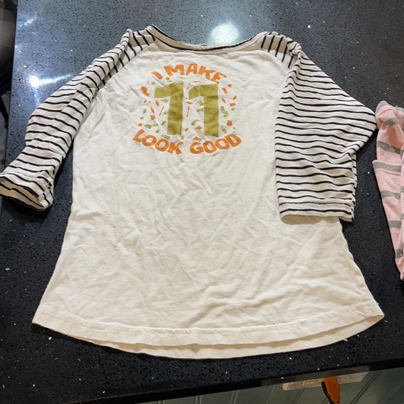 Set of 2 Girls Lg long sleeve tees #2014 - Picture 3 of 3